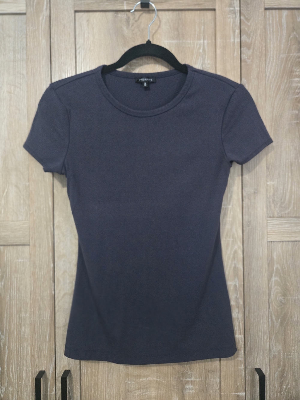 DYNAMITE NWOT Short Sleeve Crewneck Tee in Dark Navy